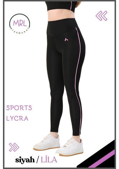 Missmaral Kadın Yüksek Bel Toparlayıcı Spor Tayt Siyah / Lila Şerit Detaylı Lycralı Dalgıç 1041 Siyah Lila - 690831555 Siyah Lila Missmaral Kadın Yüksek Bel Toparlayıcı Spor Tayt Siyah / Lila Şerit Detaylı Lycralı Dalgıç 1041 Siyah Lila - 690831555 Siyah Lila