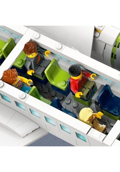 LEGO® City 60367 Yolcu Uçağı Yaratıcı Oyuncak Yapım Seti 930 Parça