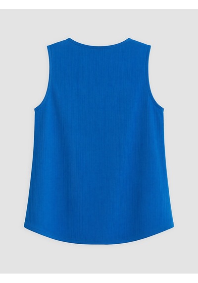 Lcw Everyday Lacivert V Yaka Fitilli Bluz