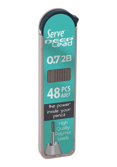 Deep Versatil Kalem, Silgi Ve Kalem Ucu 0,7mm 3'lü Set - Nane Yeşili