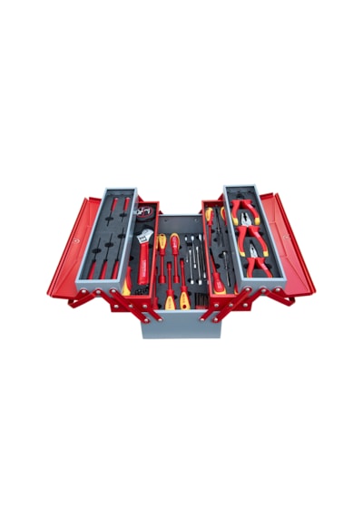 İzeltaş 8420 Elektrikçi Takım Çantası 5 Gözlü 45 Parça – 8420005046