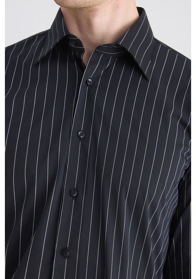 D'S Damat Ds Damat Slim Fit Siyah Armürlü Gömlek 5hf02hd20341m Çok Renkli