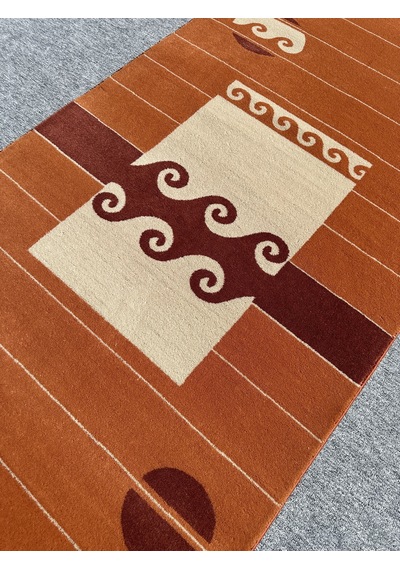 Saray Halı İgnis 1725 100x300 Terra 3 Metre Sık Dokuma Yolluk
