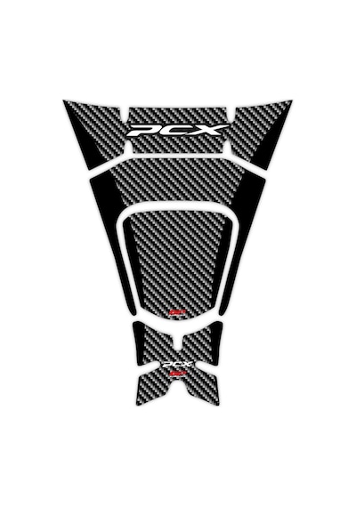 GP Kompozit Honda PCX 125 / 150 2018-2020 Uyumlu Tank Pad Siyah