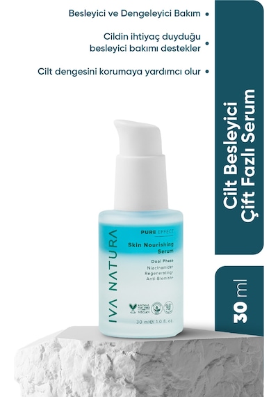 Iva Natura Leke Karşıtı Çift Fazlı Nemlendirici Cilt Bakım Serumu 30 ML