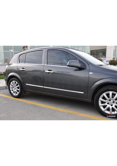 S-dizayn Opel Astra H Hb Kapı Koruma Çıtası Krom 2004-2013