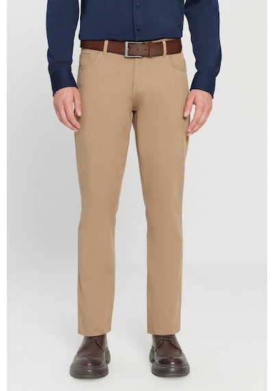Ac&Co / Altınyıldız Classics Slim Fit Dar Kesim Pamuklu Chino Erkek Pantolon - Camel