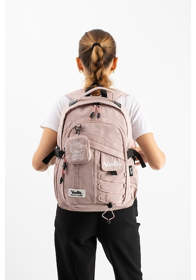 Ventis Quality Unisex, Ultra Hafif, Çok Cepli, Sırt Çantası Pembe Model: Vnt-9b