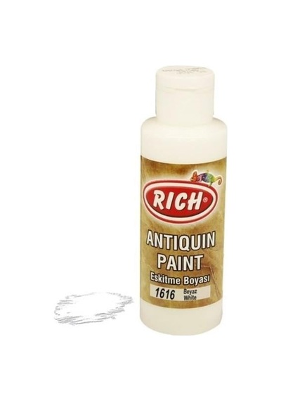 Rich 1616 Beyaz 120 Ml Eskitme Ahşap Boyası - Rxlu-286796 Renkli