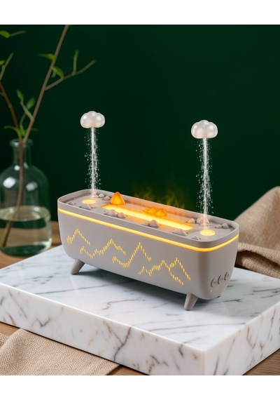 Hava Nemlendirici Yağmur Damlası Efekti 280 Ml Uzaktan Kumandalı Led Işıklı