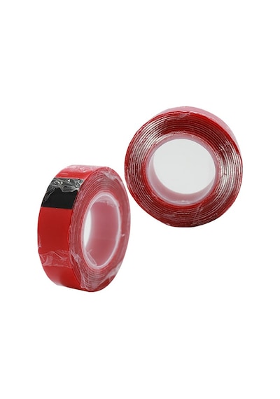 Kırmızı Vhb Akrilik Çift Taraflı Bant 19mm X 2mt Ogs Bantı