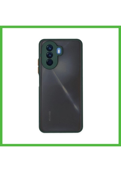 Vaveni Huawei Nova Y70 Uyumlu Kılıf Montreal Silikon Kapak - Yeşil Arz
