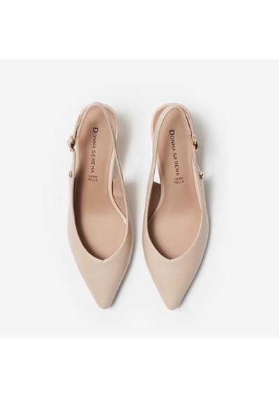 Nude Topuklu / Stiletto Kadın 436085dp Donna Serena T. 6085dp Nude Saten