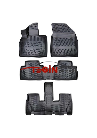 Hyundai Palisade 7 Koltuk 2020-2025 1.4/1.6 Dizel Siyah 3d Havuzlu Paspas