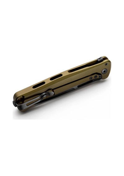 Lionsteel Skinny Green Aluminum Black Blade Kamp Çakı Yeşil