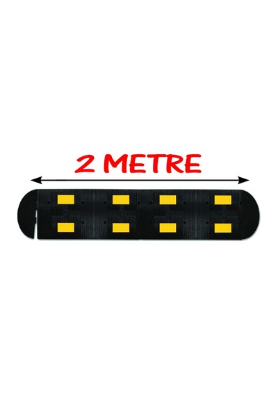 Yol Kasisleri Kauçuk Hız Kesici Kasis Kauçuk Şaseli Yol Kasisi 2 Metre 50x40 Cm