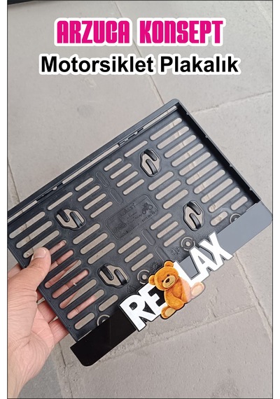 Pleksi Motor Plakalık Relax Motorsiklet Plakalık Motor Plakalığı Pleksi Motorsiklet Plakalığı