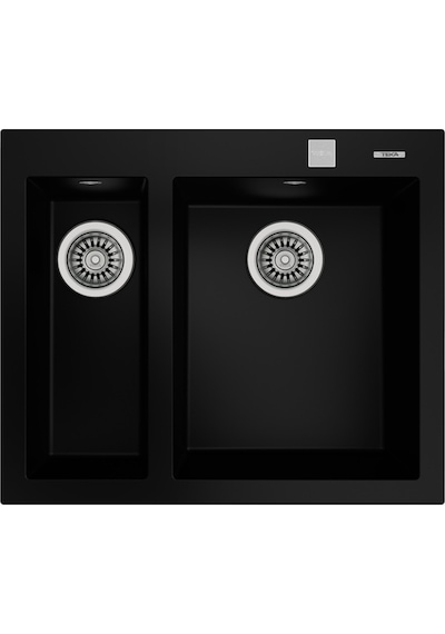 Teka Forsquare 590 Tg Çift Hazneli Tegranite+ Eviye - Siyah - 115260019