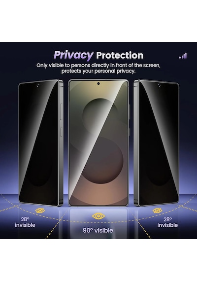 Samsung Uyumlu S25 Ultra Hayalet Ekran Koruyucu Gizli Privacy