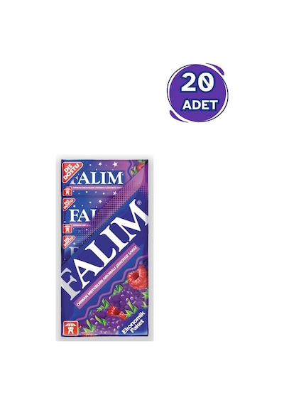 Falım 5'li Orman Meyveleri Aromalı Sakız 35 Gr - 20 Adet
