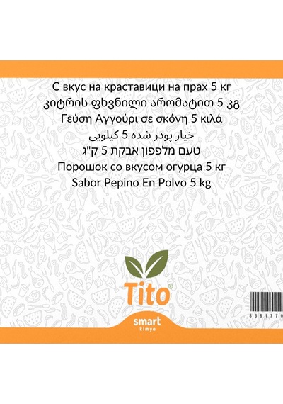 Toz Salatalık Aroması 5 Kg