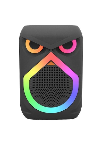 D80 Kablosuz Taşınabilir Hoparlör 12w Rgb Işıklı Kablosuz Mikrofonlu Usb, Fm Radyo