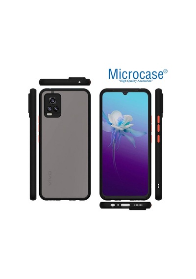 Vivo Y73 London Serisi Darbeye Dayanıklı Kılıf - Siyah AL3415