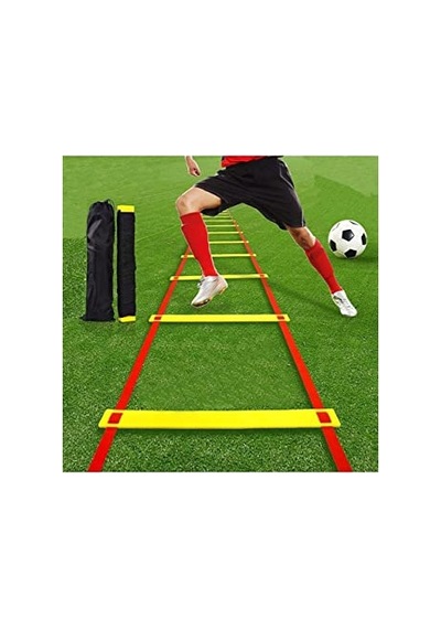 Slipt Çantalı Antrenman Merdiveni 4 Metre 10 Çubuklu Idman Merdiveni