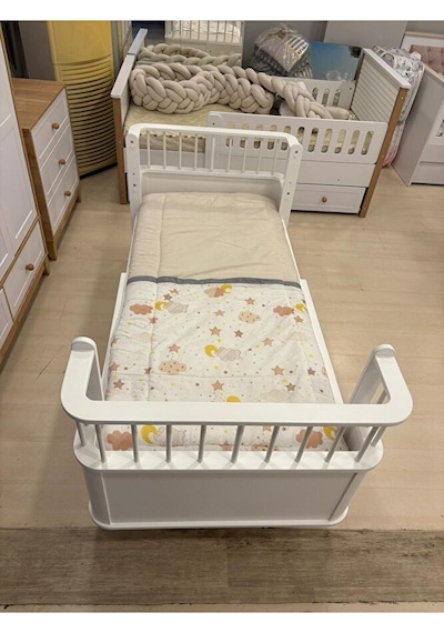 Mdf Beşik, Dünya Büyüyen Beşik 80x130 - Dünya Büyüyen Karyola 80x190 %100 Mdf Beyaz Mdf Beşik, Dünya Büyüyen Beşik 80x130 - Dünya Büyüyen Karyola 80x190 %100 Mdf Beyaz