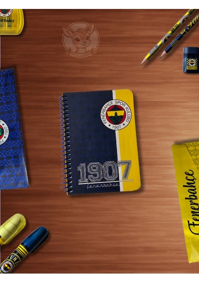 Fb Fenerbahçe Taraftar Not Defteri 72 Yaprak Çizgili Ödev Defteri Çok Renkli