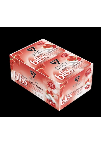 7stıck Sekersız Watermelon Aromalı Blıster Sakız 9 Pcs 12adet