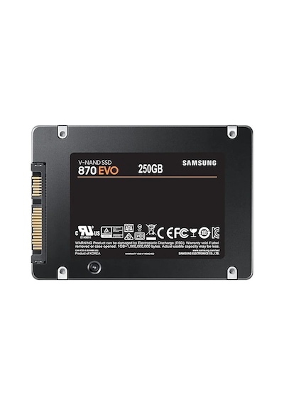 Samsung 870 Evo 250gb 2.5 İnç Sata Ssd 560-530mb/s