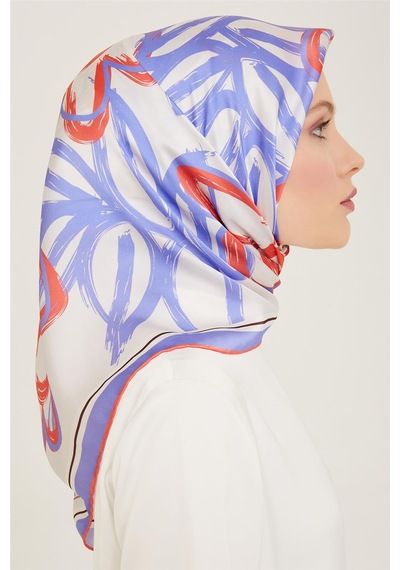 Armine Sura İpek Eşarp 24ya9123 33 - Desenli