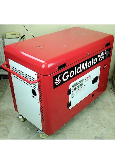 Goldmoto Gm12Kdj Dizel Jeneratör 10 Kva Monofaze Marşlı Kabinli