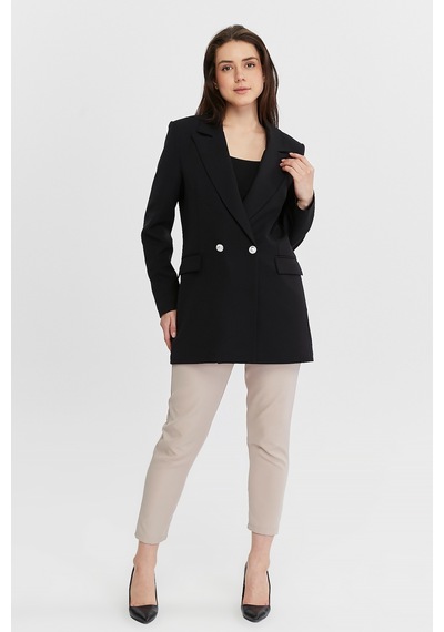 Oversize Dokuma Blazer Ceket 001