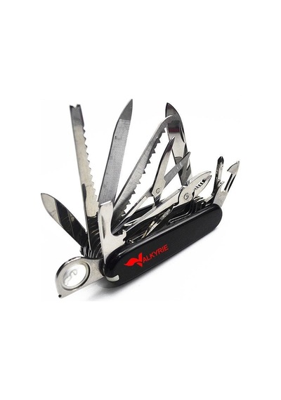 Valkyrie17 Fonksiyonlu Çok Amaçlı Multitool Çakı Profesyonel Outdoor & Günlük Kullanım Sku: Zeusstke4d1199432
