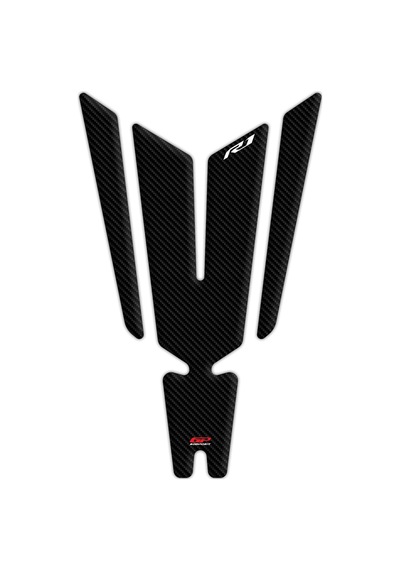 GP Kompozit Yamaha R1 2015-2023 Uyumlu Tank Pad Seti Karbon