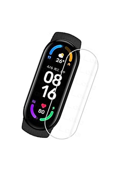 Mi Band 6 Polymer Nano Ekran Koruyucu - Şeffaf