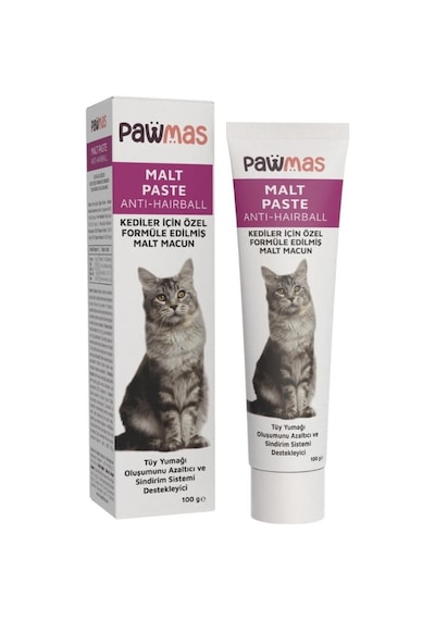 Pawmas Malt Paste Anti-hairball Kedi Macunu 100 Gr