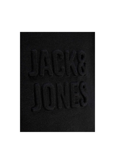 Jack & Jones Erkek Dik Yaka Sweatshirt Siyah