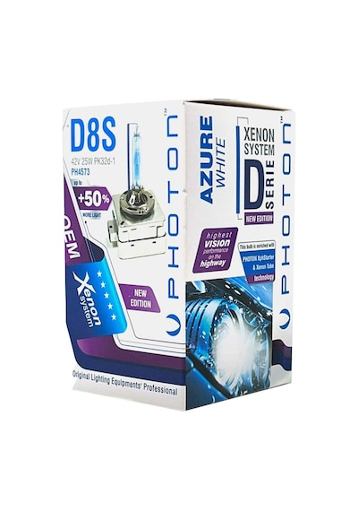 D8S 8000K Azure White Buz Mavisi