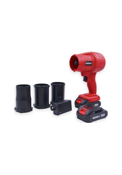 Rodex Rdx3016 Akülü Jet Fan 20v Çift Akülü 2x1.5 Ah Yaprak Ve Toz Üfleme Makinesi