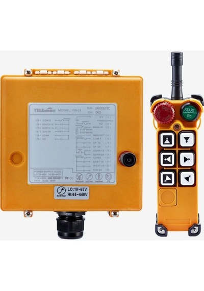 F26-c3 Telecontrol 6 Hareket Çift Hızlı Vinç Kumandası Uzaktan Kumanda