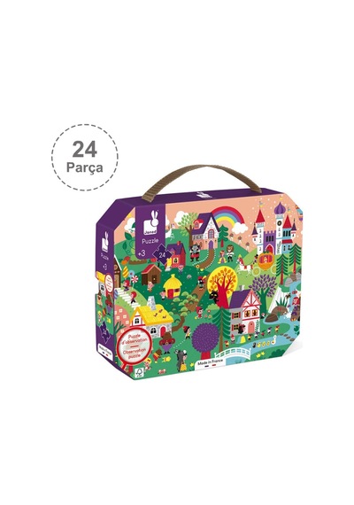 Janod 24 Parça Çantalı Puzzle Ve Bulmaca Masal