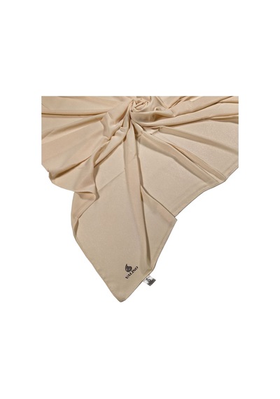 Mısırlı Eşarpları Queen Krep Simli Kadın Eşarp 110x110 CM - Somon