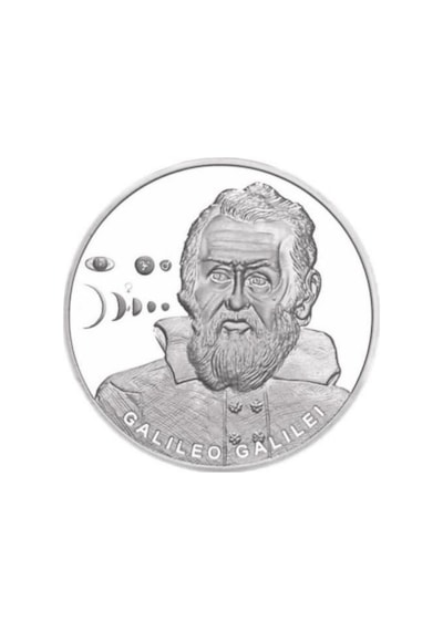 Agakulche Galileo Galılei Gümüş Para