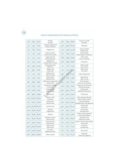 Bina-Kur'an-ı Kerim'deki Bütün Kelime Çözümleriyle - Zehra Seven - Kitap Kalbi Yayıncılık
