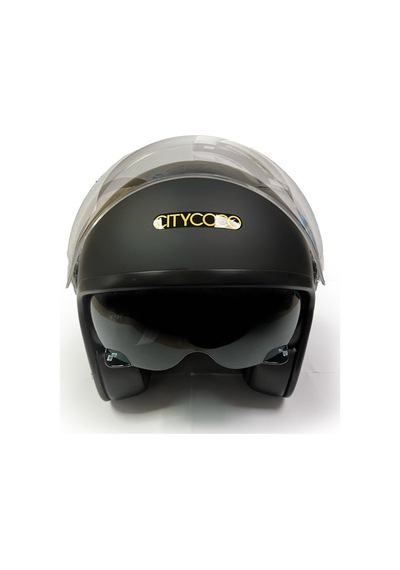 Kask Mat Siyah Çift Vizörlü Stil Terletme Yapmaz Pedler Diğer