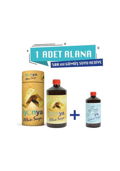 1lt Altın Suyu 500ml Gümüş Suyu Hediye