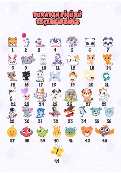 Ettycat Design Okul Etiketi Kalem Defter Etiketi Özel Isim Yazıla